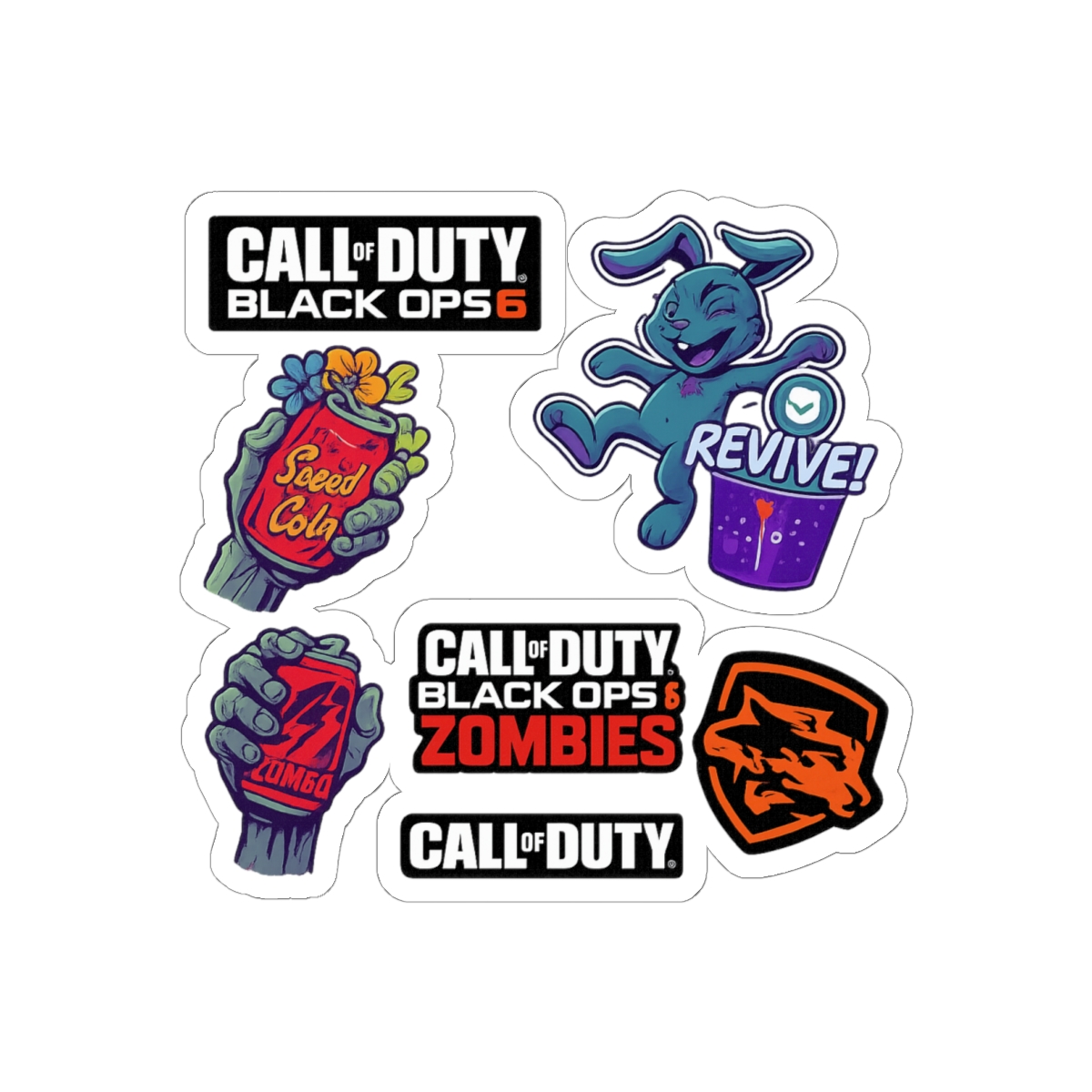 Call of Duty Sticker Collection Bold Vinyl Decals