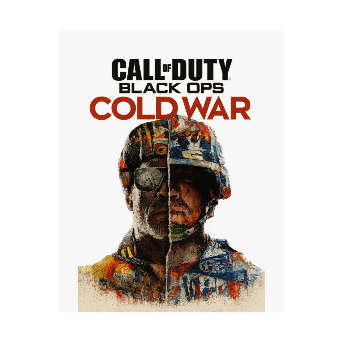 Call of Duty Black Ops Cold War Poster | Epic Gaming Wall Art