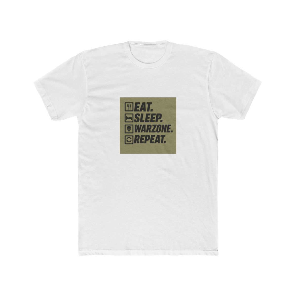 Eat Sleep Warzone Repeat Gamer T-Shirt
