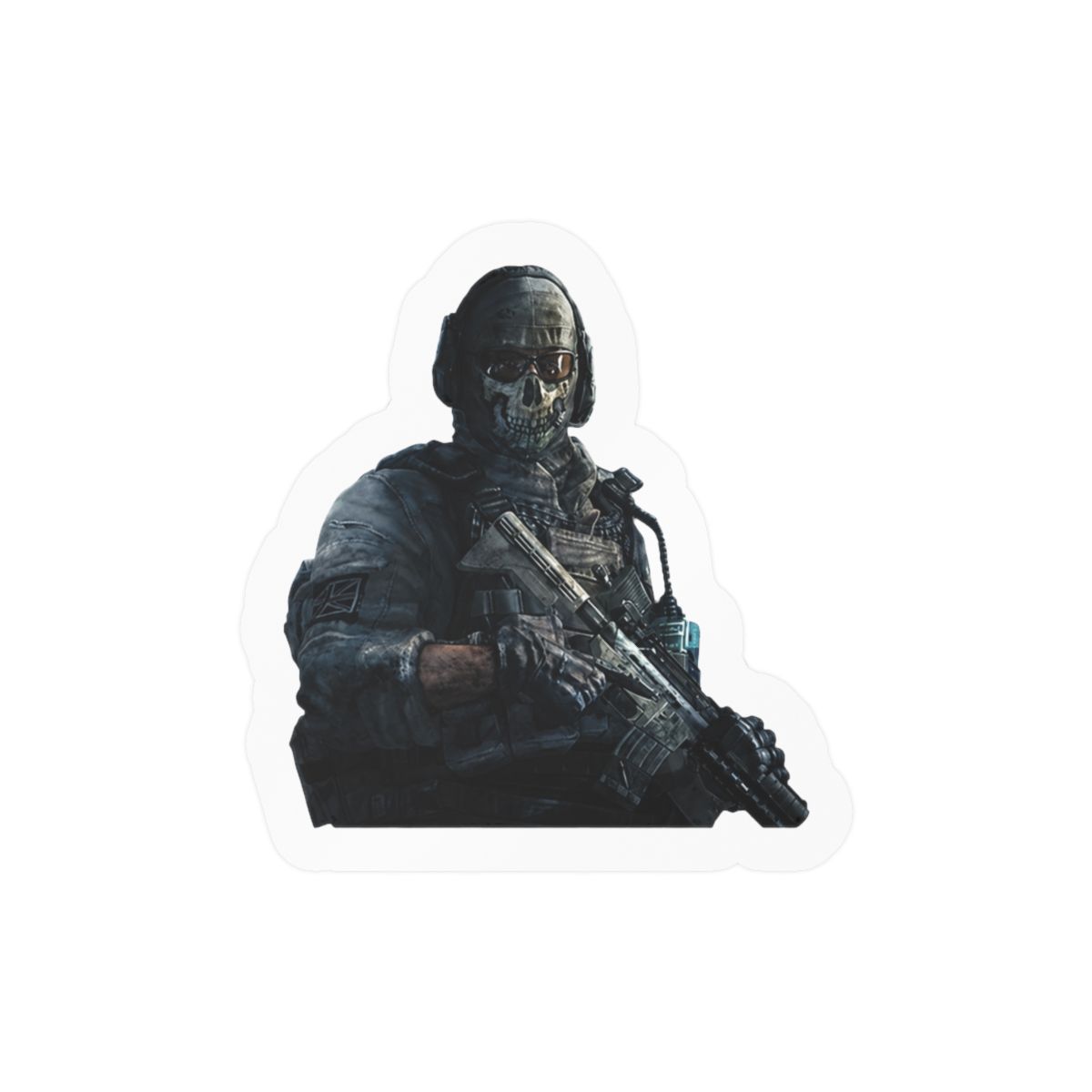 Ghost Soldier Bold Vinyl Sticker | Supernatural Gear Decal
