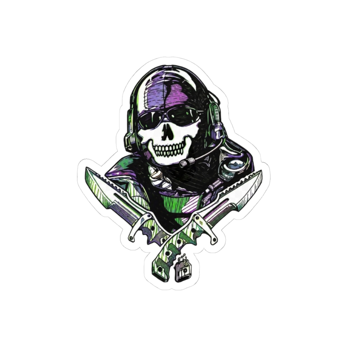 Call of Duty Ghost Tactical Sticker