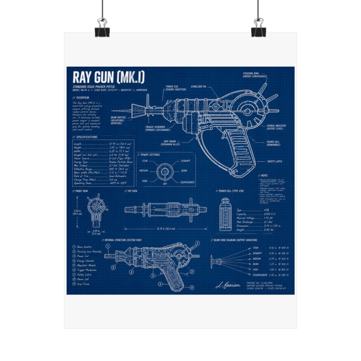 Blueprints Weapon Cod Call Blueprint Zombies Duty of Weapons - The Most Impressive and Stylish Indoor Decoration Poster Available Trending Now - Call of Duty official posters-wall-art merch