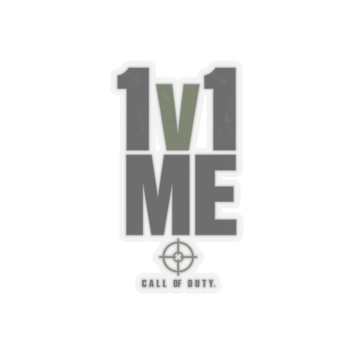 Call of Duty "1v1 Me" Sticker