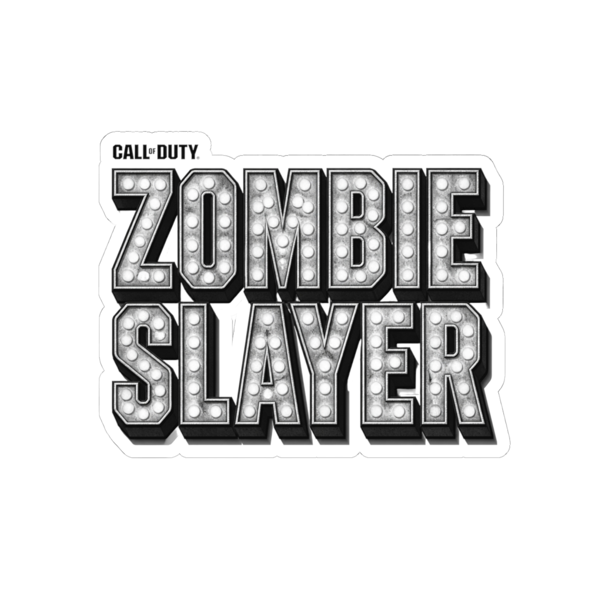 Call of Duty "Zombie Slayer" Sticker