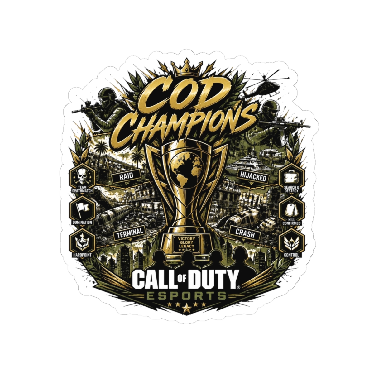 Call of Duty "COD Champions" Sticker