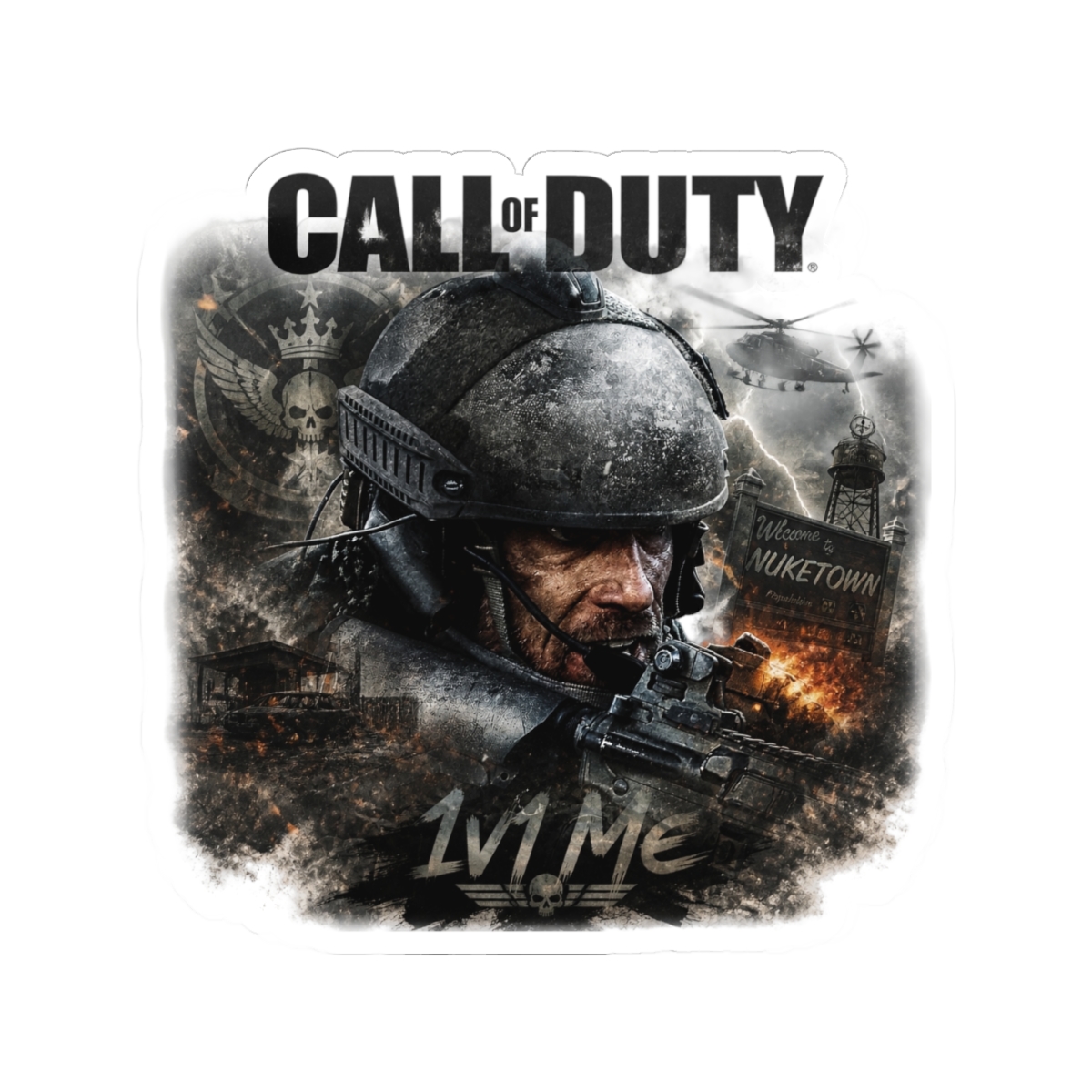 Call of Duty "Nuketown," Sticker